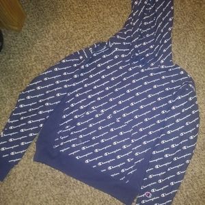 Champion Navy blue hoodie